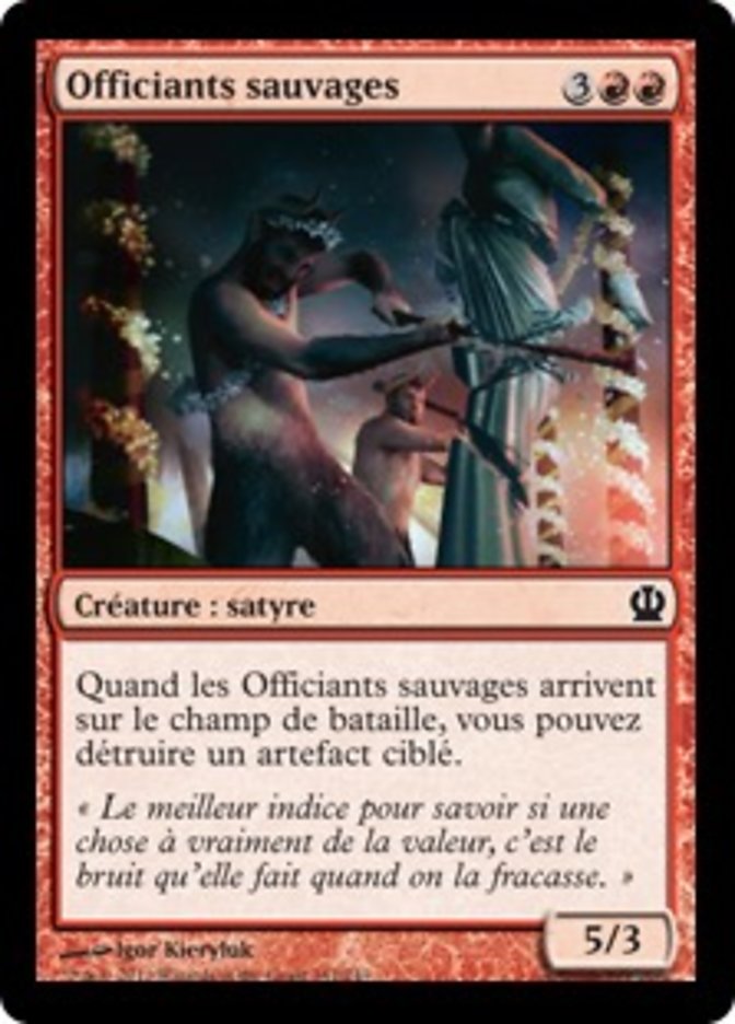 image Officiants sauvages