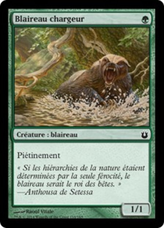 image Blaireau chargeur