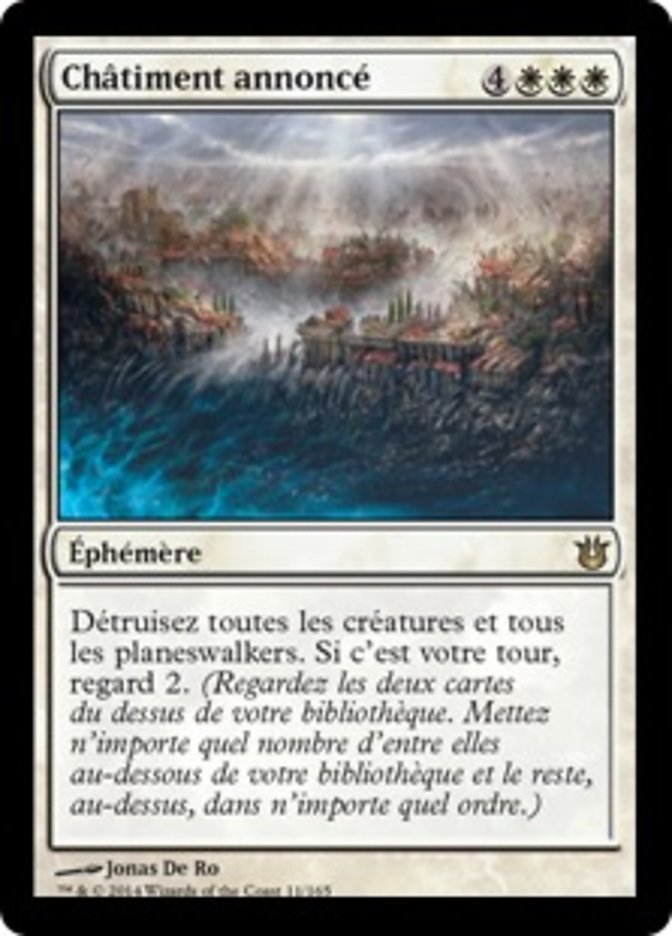 image Châtiment annoncé