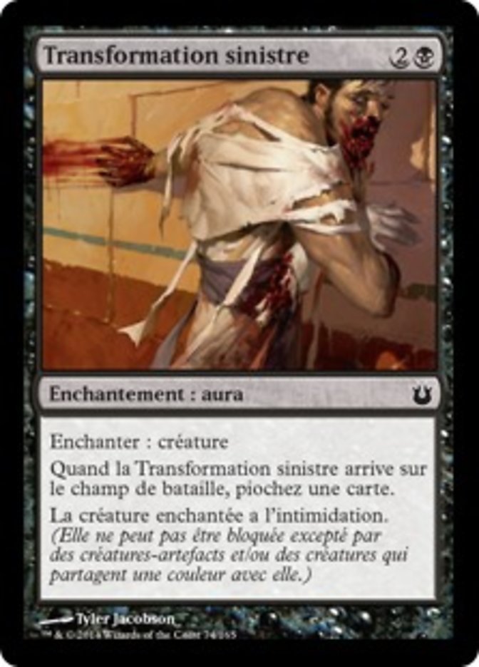image Transformation sinistre