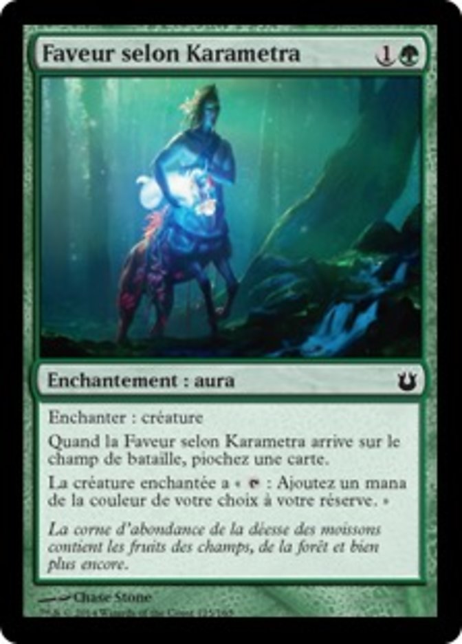 image Faveur selon Karametra