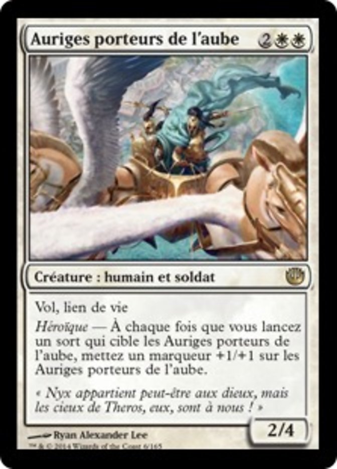 image Auriges porteurs de l'aube