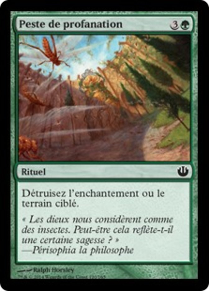image Peste de profanation