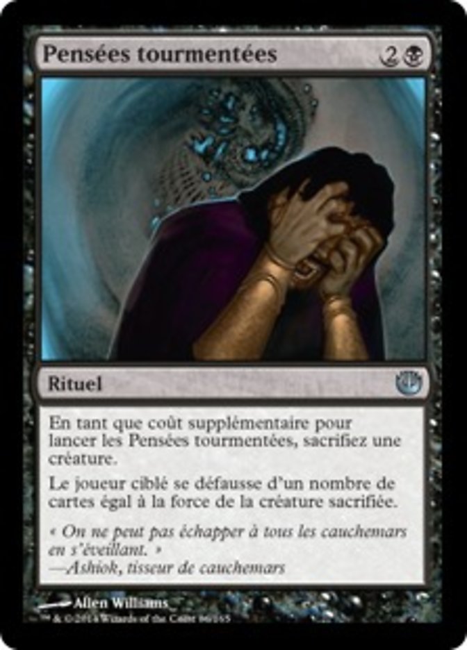 image Pensées tourmentées