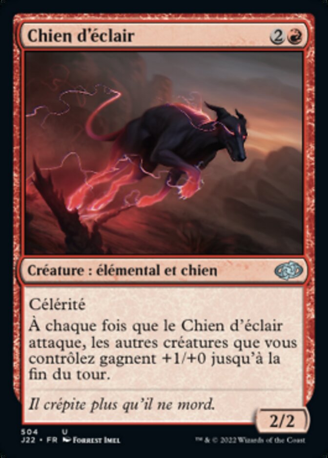 image Chien d'éclair