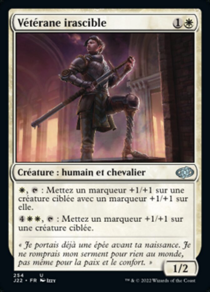 image Vétérane irascible
