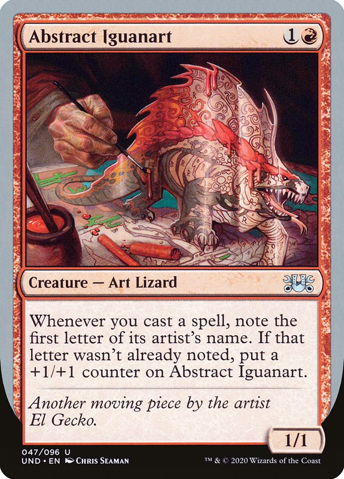 image Abstract Iguanart