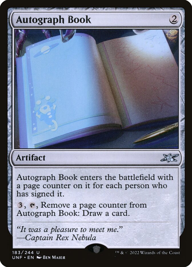 image Autograph Book
