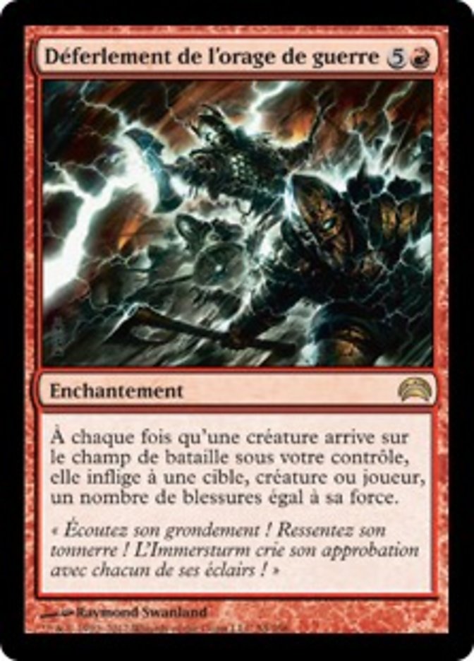 image Déferlement de l'orage de guerre