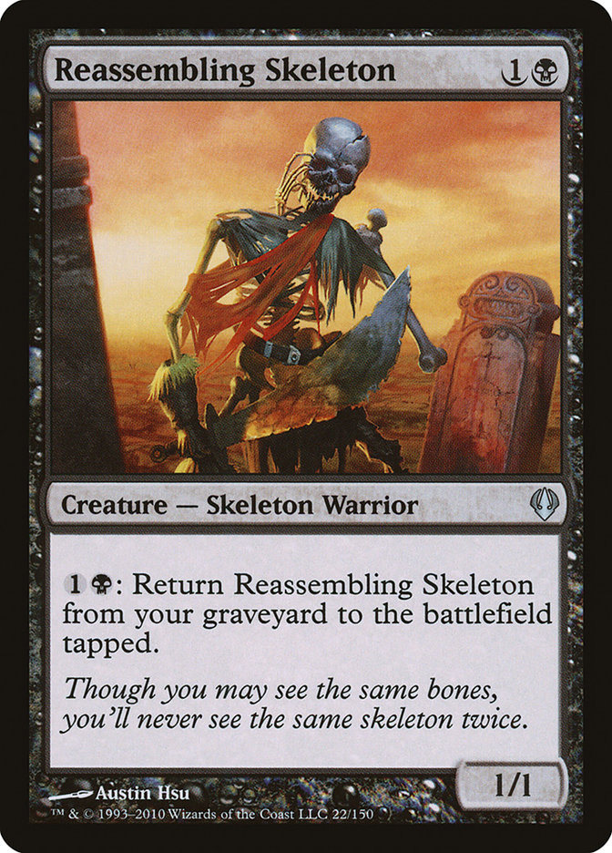image Reassembling Skeleton