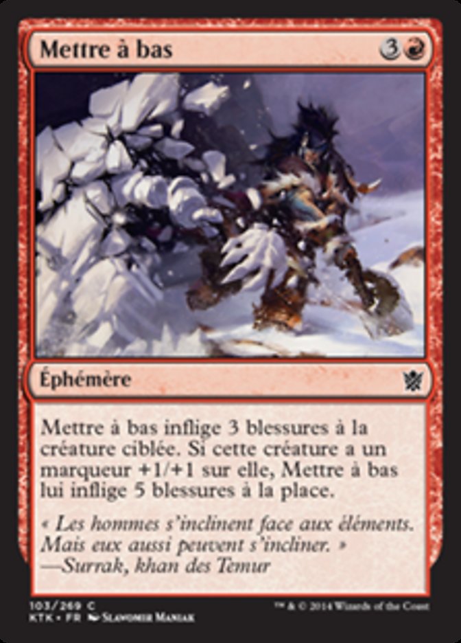 image Mettre à bas