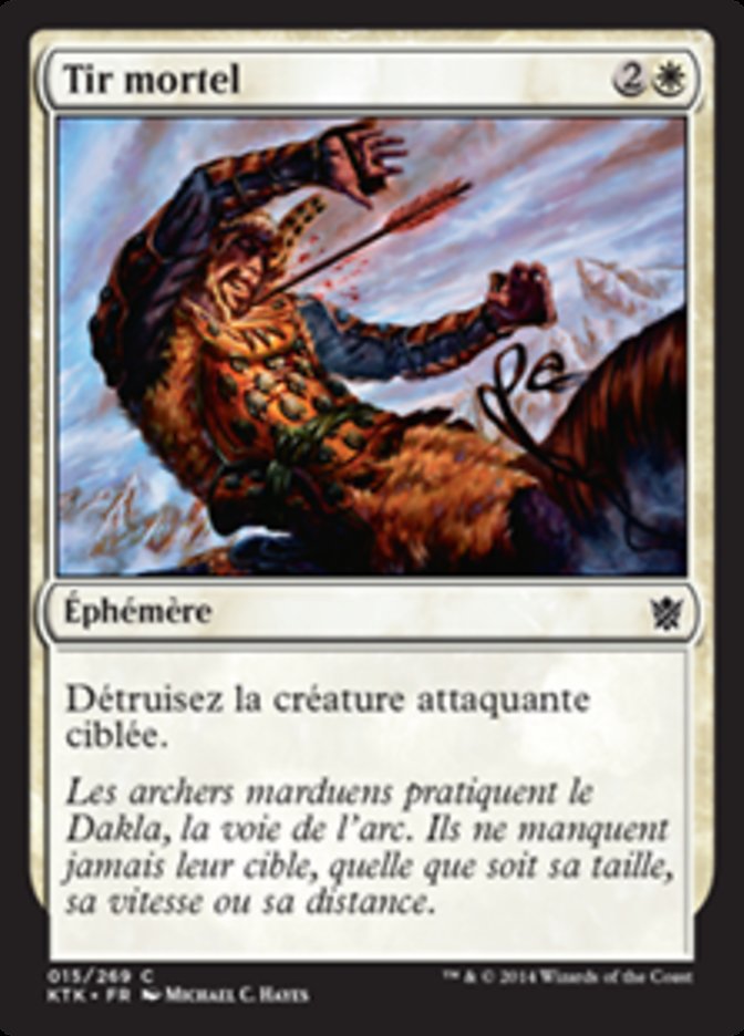 image Tir mortel