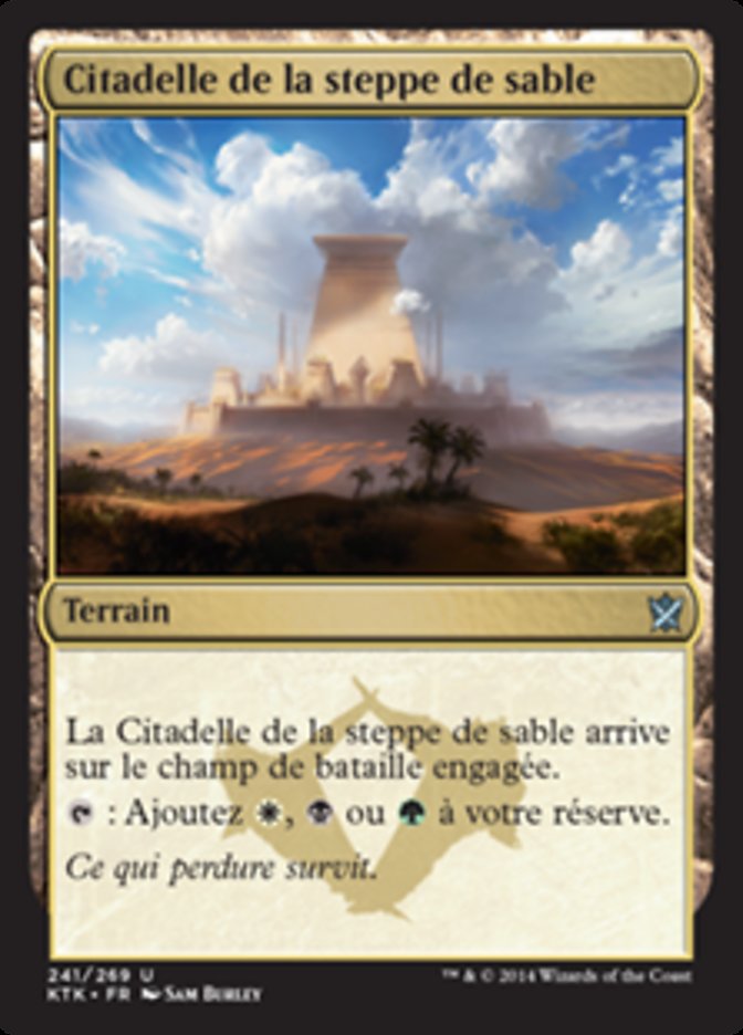 image Citadelle de la steppe de sable