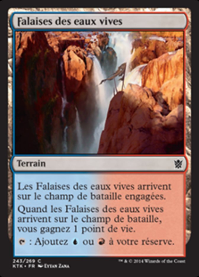 image Falaises des eaux vives