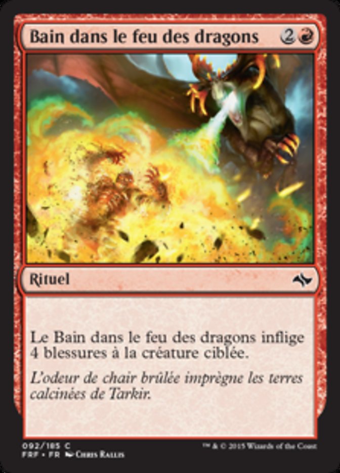 image Bain dans le feu des dragons