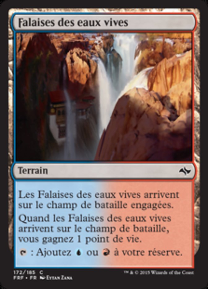 image Falaises des eaux vives