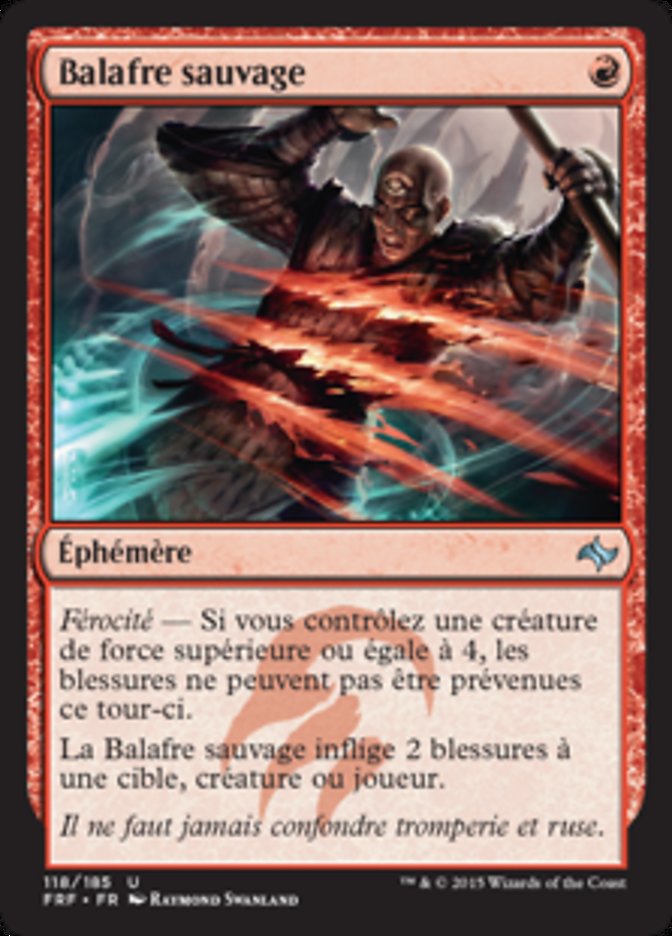 image Balafre sauvage