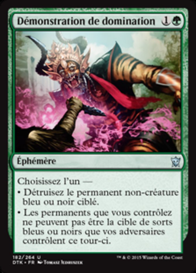 image Démonstration de domination