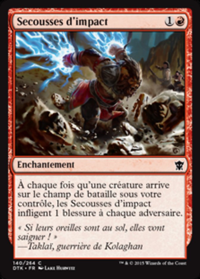 image Secousses d'impact