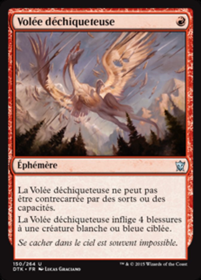 image Volée déchiqueteuse