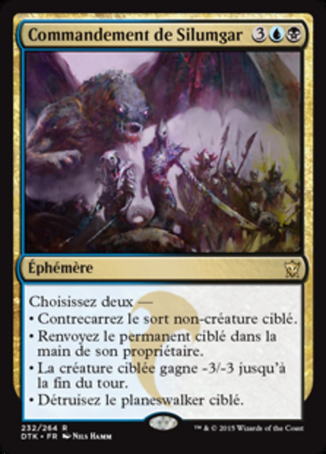image Commandement de Silumgar