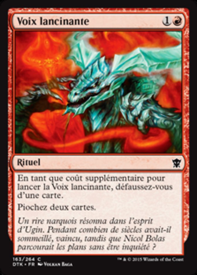 image Voix lancinante