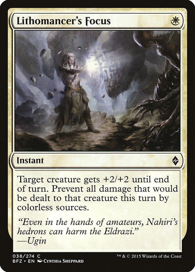 image Lithomancer's Focus