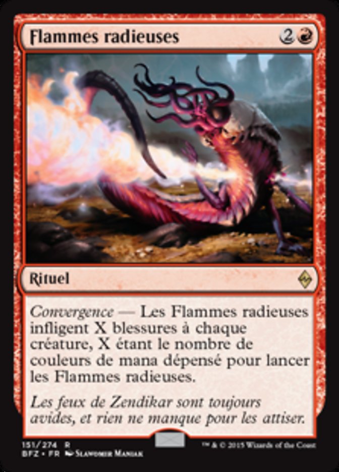 image Flammes radieuses