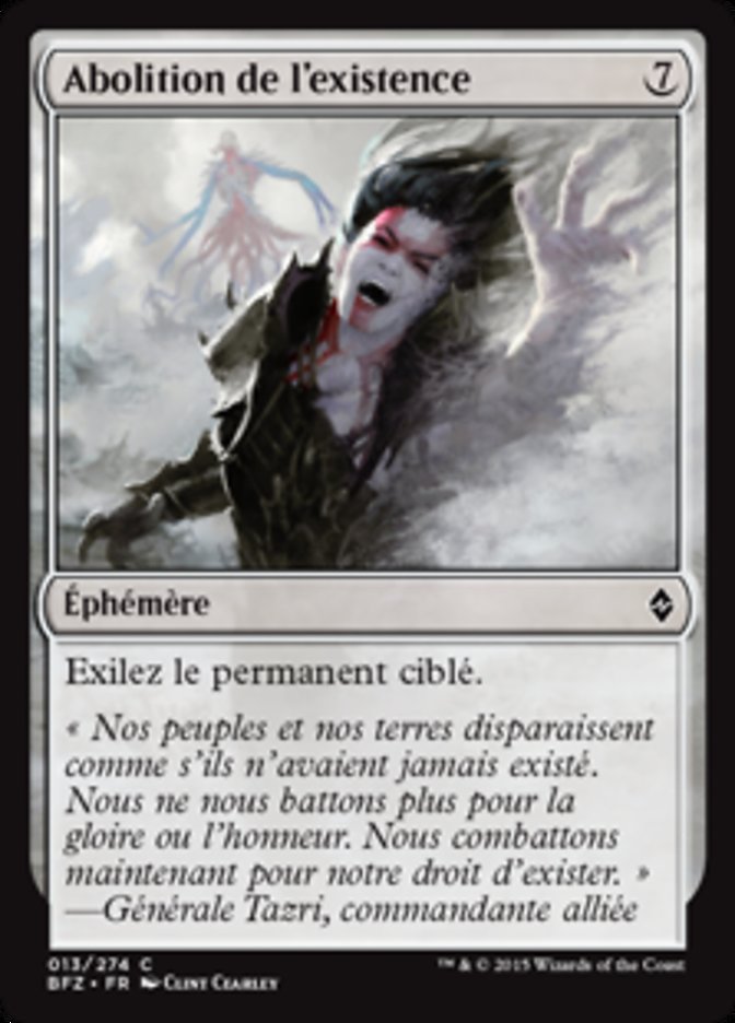 image Abolition de l'existence
