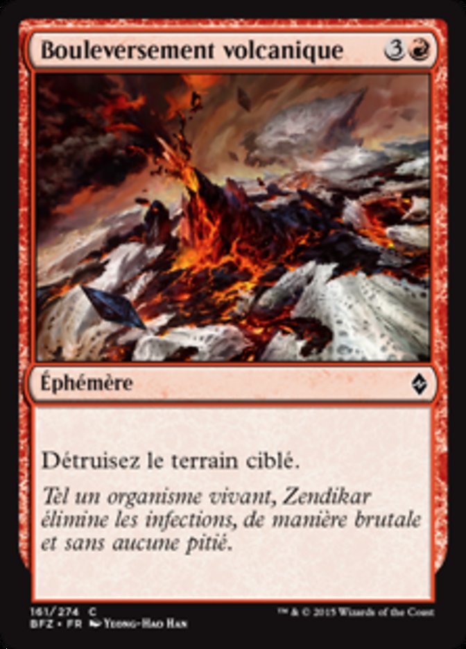 image Bouleversement volcanique