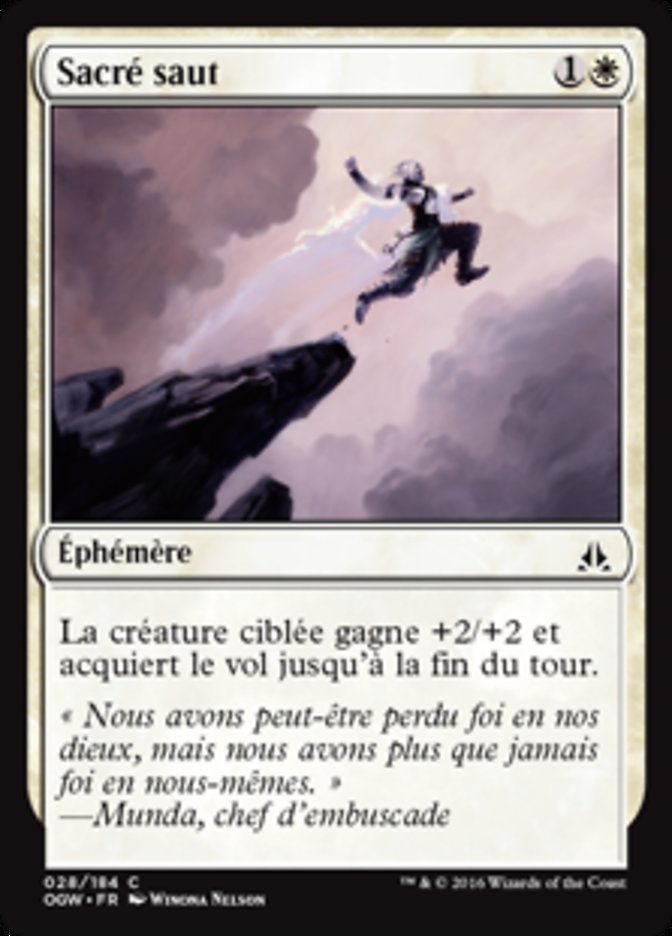 image Sacré saut