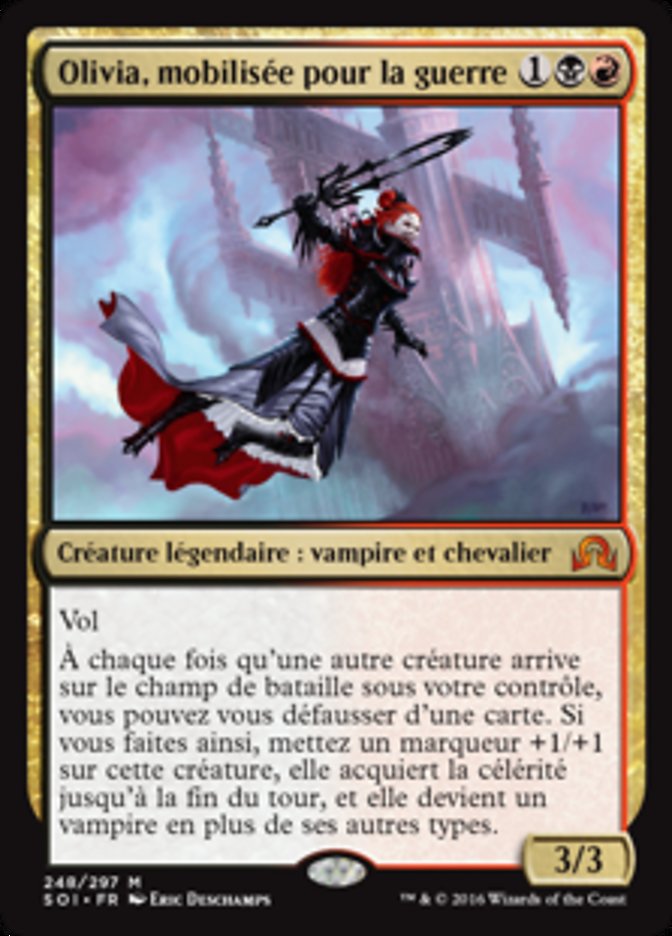 image Olivia, mobilisée pour la guerre