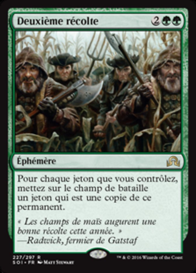 image Deuxième récolte