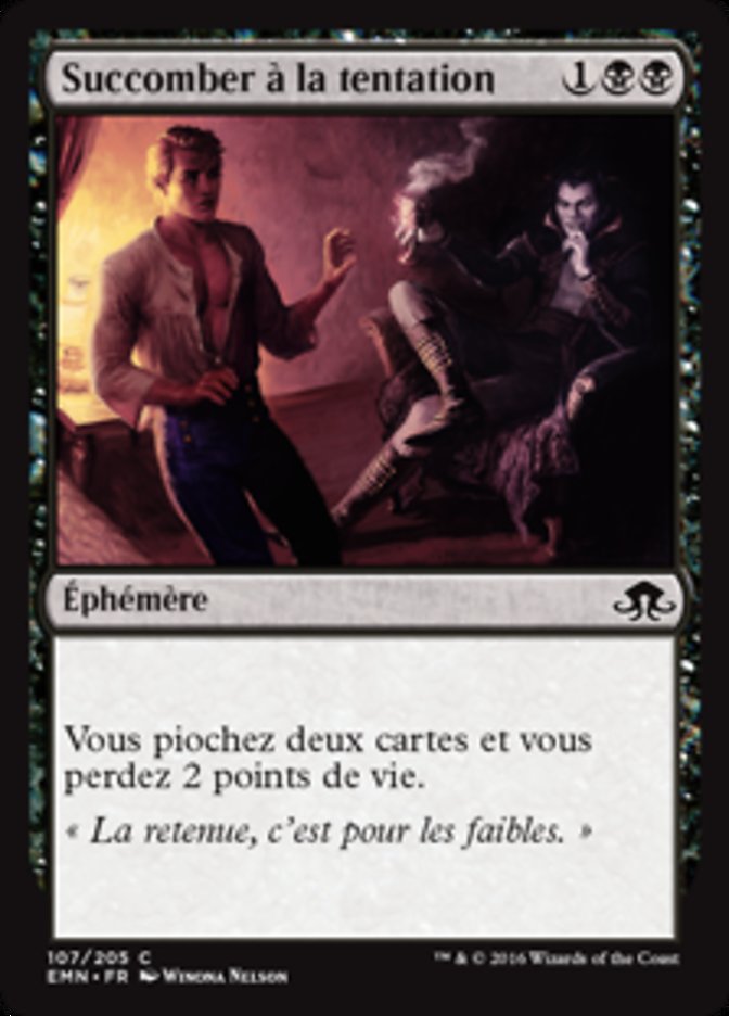 image Succomber à la tentation