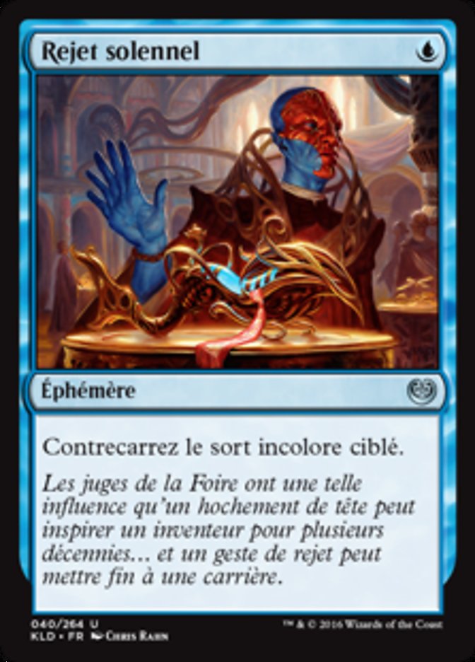 image Rejet solennel