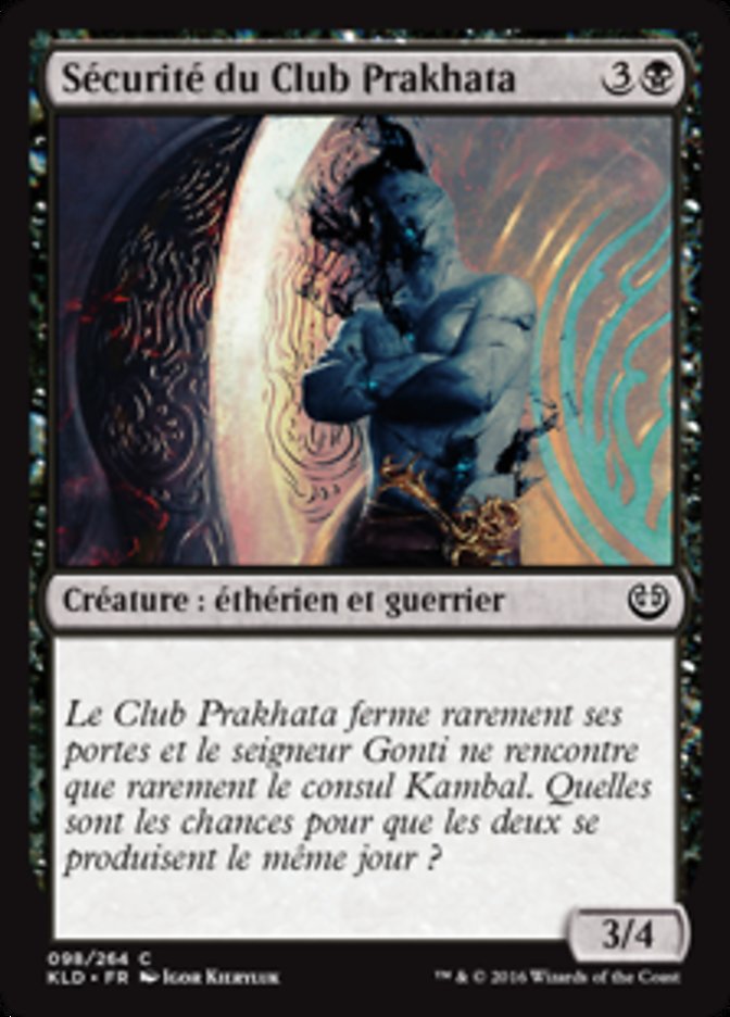 image Sécurité du Club Prakhata