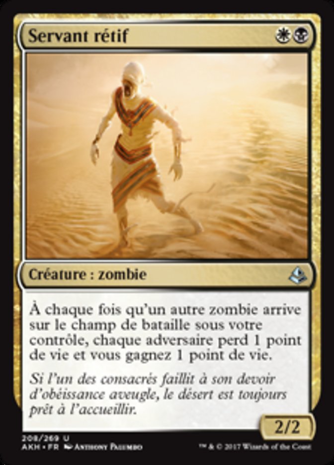 image Servant rétif