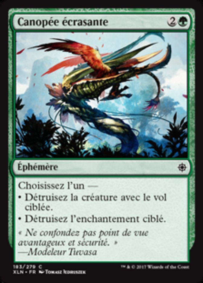 image Canopée écrasante