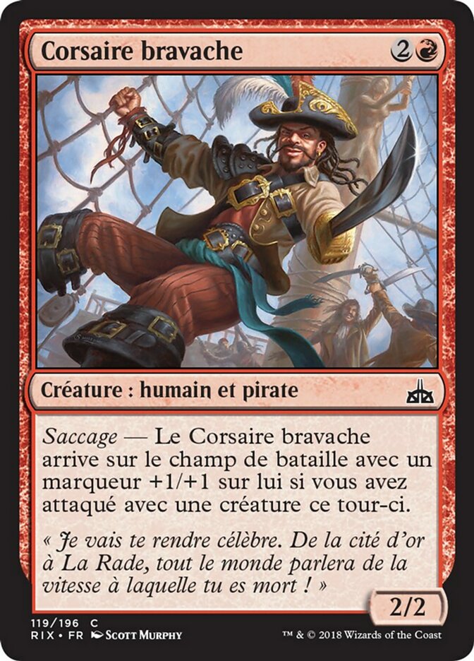 image Corsaire bravache