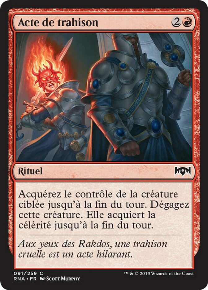 image Acte de trahison