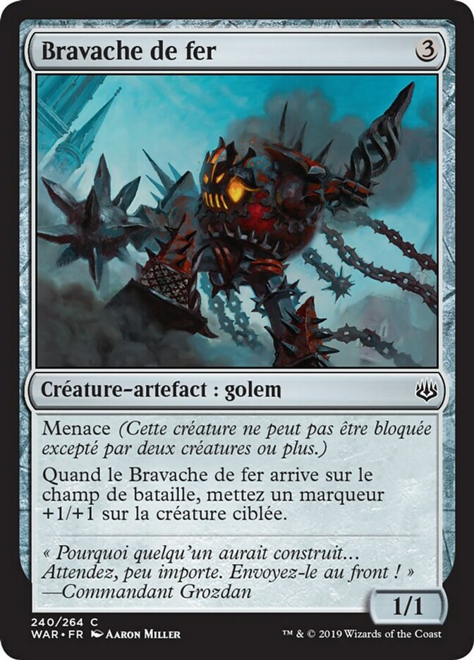 image Bravache de fer