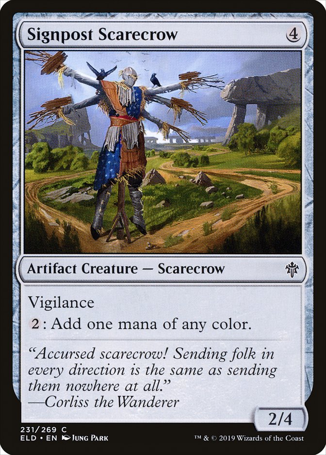 image Signpost Scarecrow