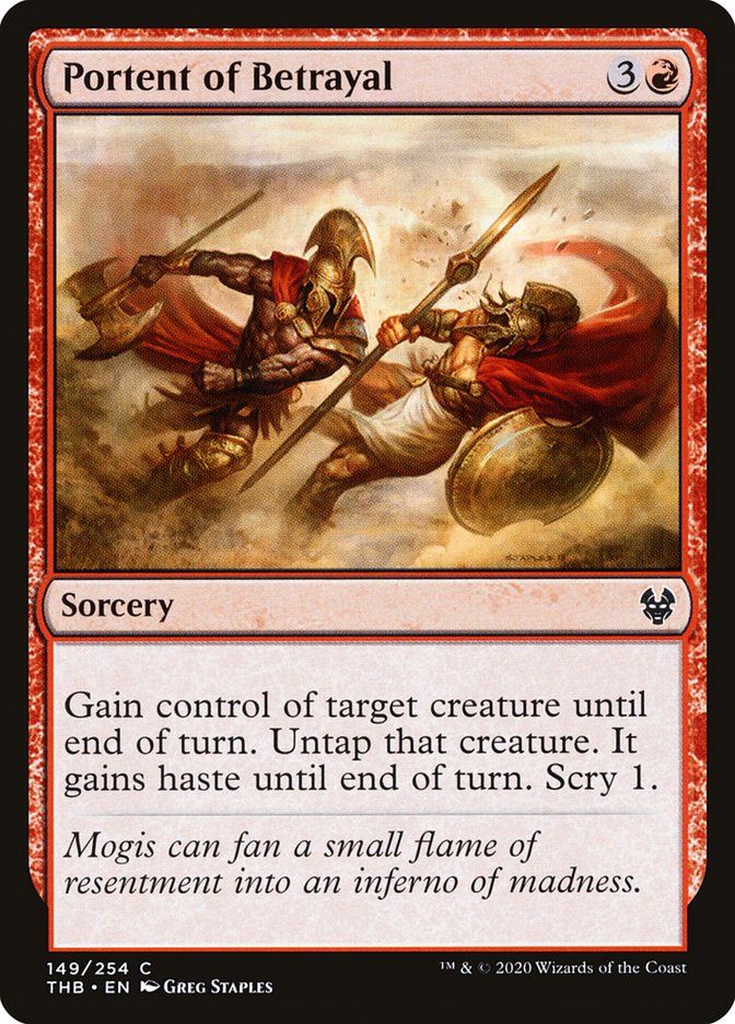 image Portent of Betrayal