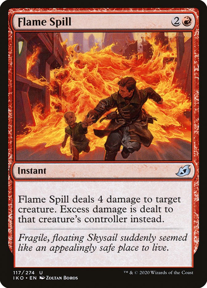 image Flame Spill