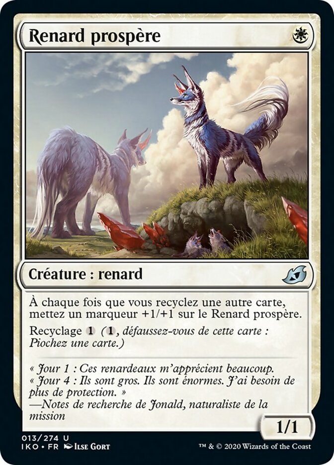 image Renard prospère