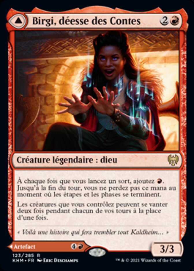image Birgi, God of Storytelling // Harnfel, Horn of Bounty