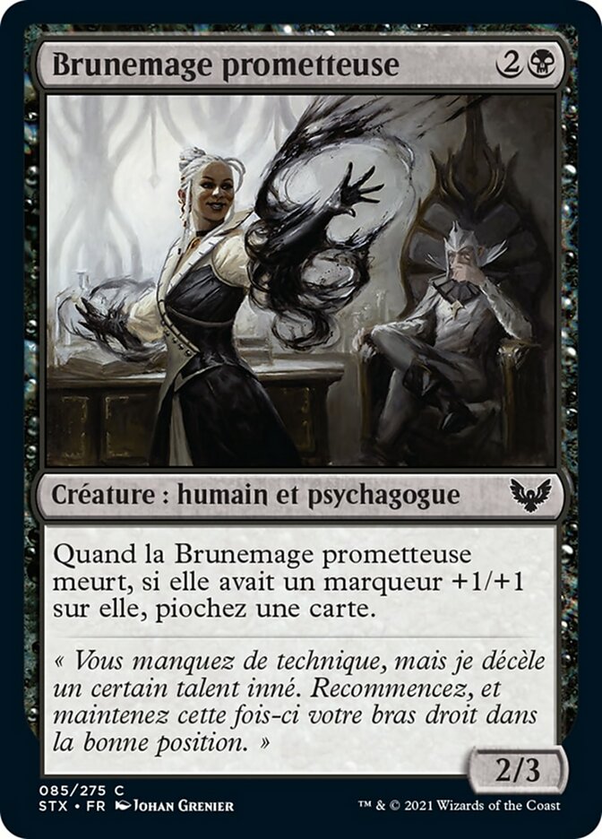 image Brunemage prometteuse
