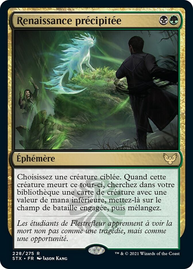 image Renaissance précipitée
