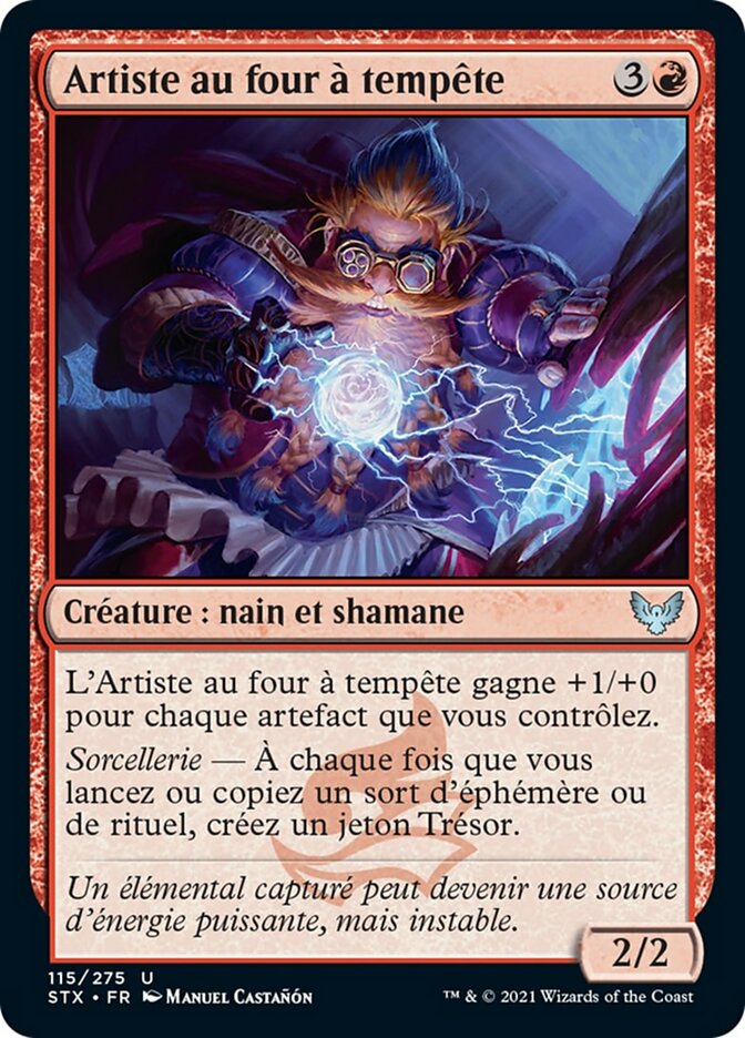 image Artiste au four à tempête