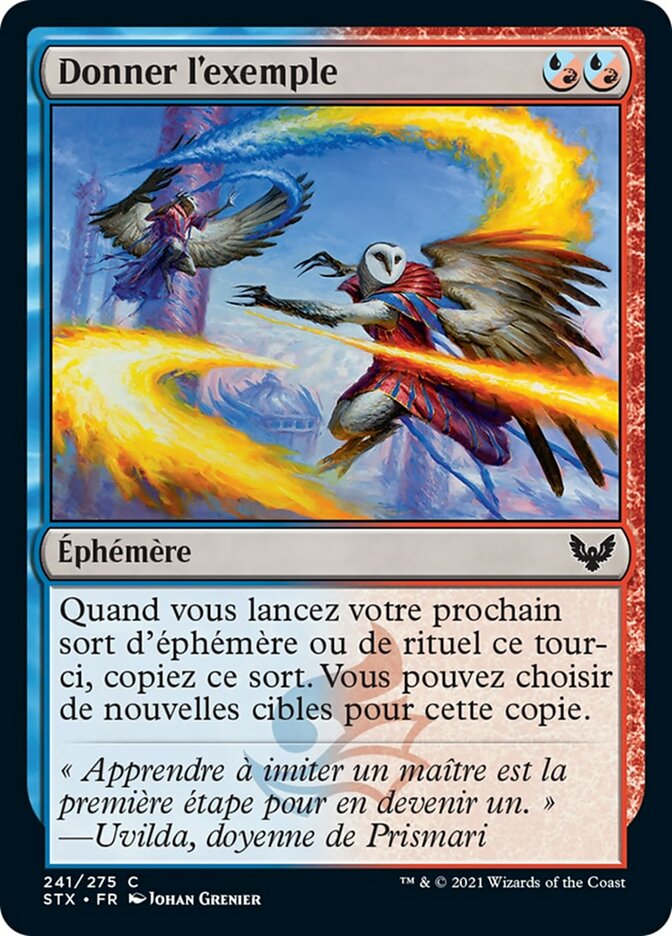 image Donner l'exemple